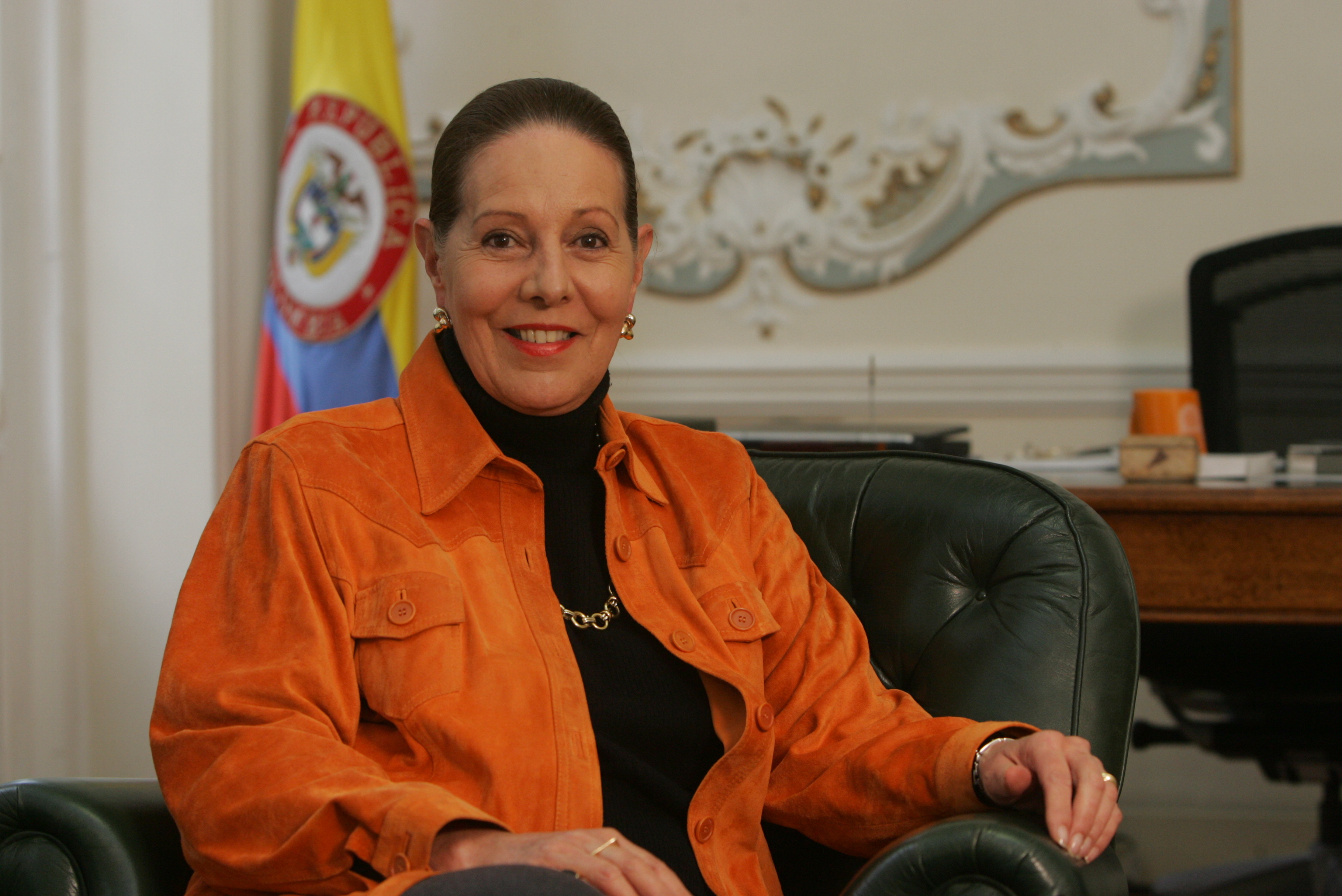 Ministra de Cultura. Elvira Cuervo de Jaramillonull
